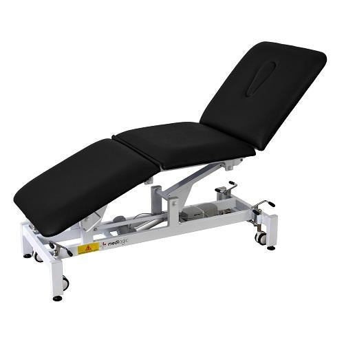 LOGIFORM Deluxe 3 Section Electric Hi Lo Treatment Couch Black