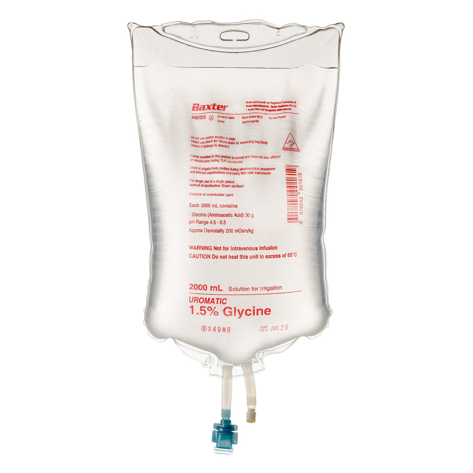 Glycine Irrigation Solution 1.5% 2000ml - Carton (6)