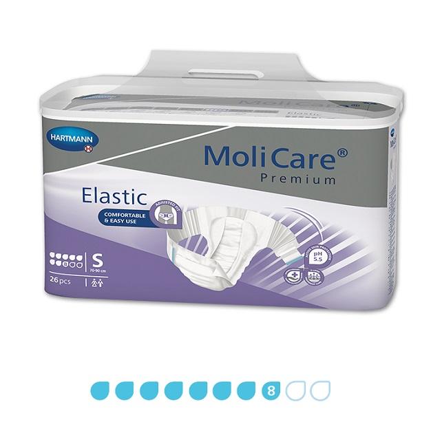 MoliCare Premium Elastic Slip Small, 8 Drops - Pack (26)