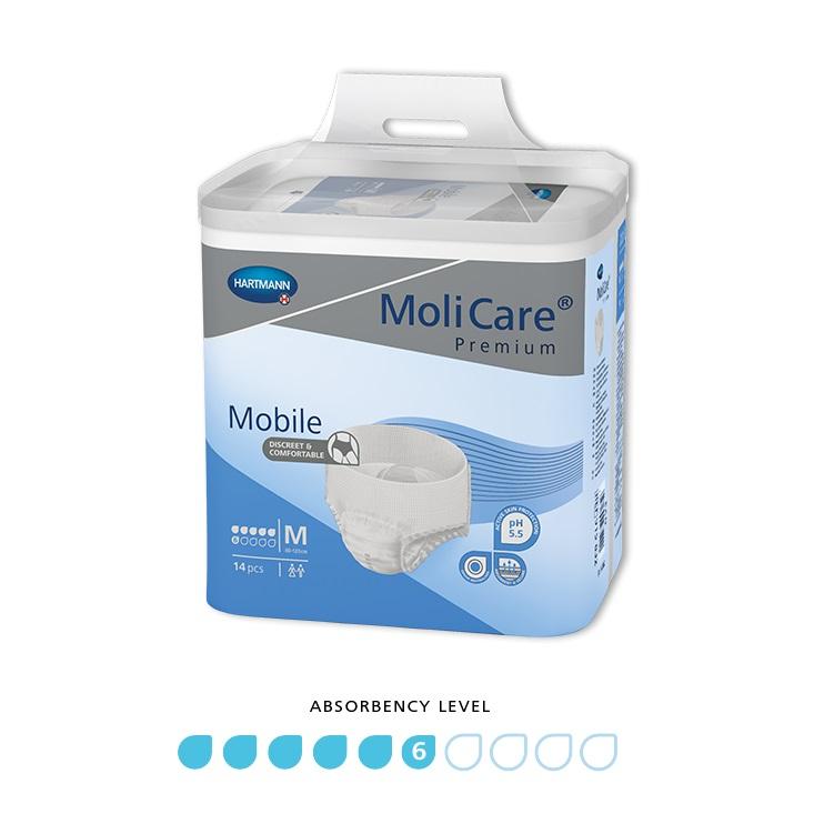 MoliCare Premium Mobile (166014) 6D  M  P14 OK3 - Pack (14)