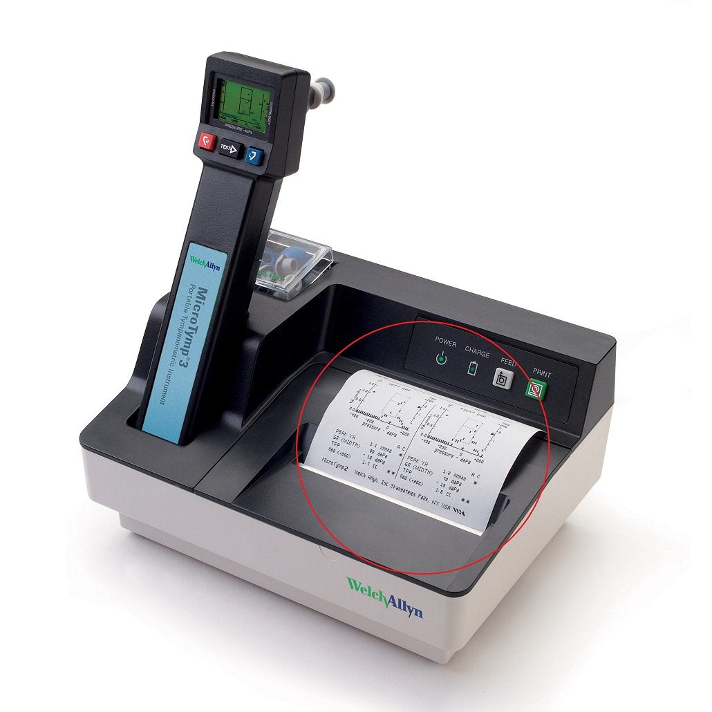 WELCH ALLYN Thermal Paper for PneumoCheck, MicroTymp 2 & 3 Rolls - Box (5)