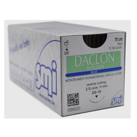 DACLON 5/0 RC 3/8 Circ DS 19mm 45cm Black - Box (12)