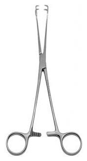 Schroeder-Braun Uterine Forceps Tenaculum 2x2 Teeth 25cm ARMO