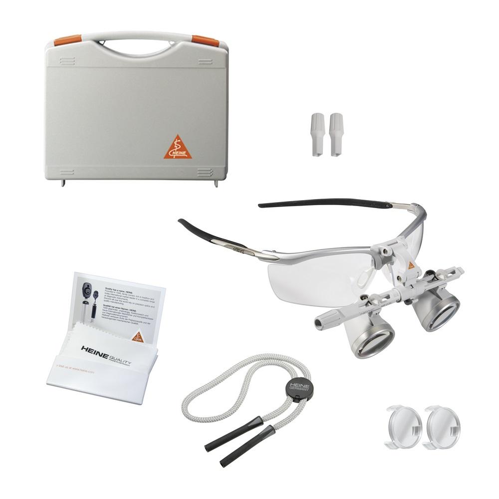 HEINE Binocular Loupe HR 2.5x Set 340mm + i-View on S-FRAME