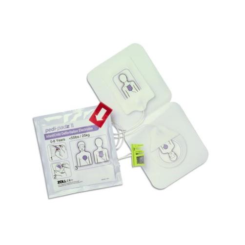 Pedi-Padz II Paediatric Electrodes to suit ZOLL AED Plus Defib - Pair (24 month life)