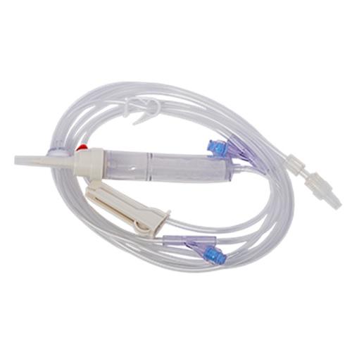 Transfusion Set with Non-Return Valve and 2 x Needleless Access Sites 245cm - Each