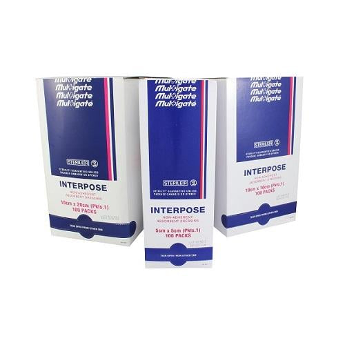 Interpose 10cm x 20cm Non-Adherent Dressing Sterile - Box (100)
