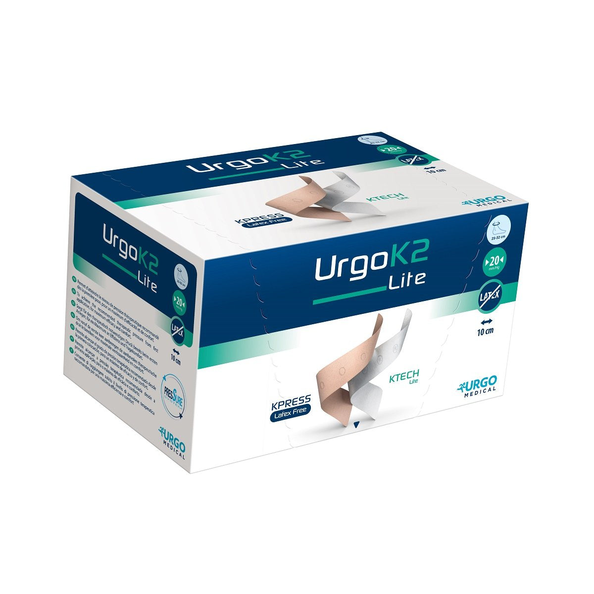 Urgo K2 Lite Latex Free-2-Layer Compression Bandage System (20mmHg) 25-32cm(552927)EA