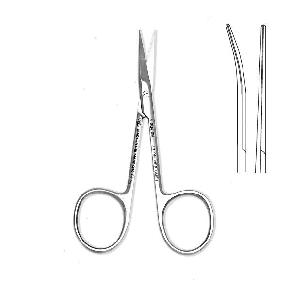 Iris Scissors Curved 11cm (Dissecting/Delicate) HIPP