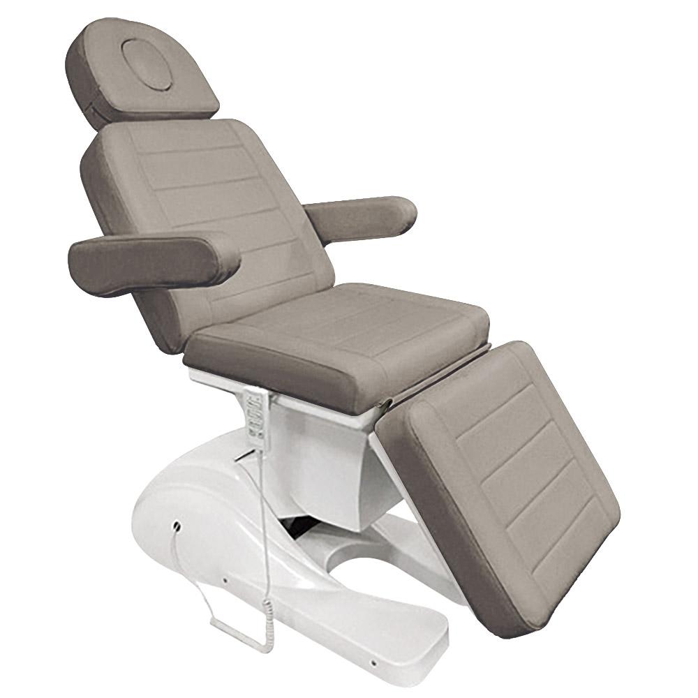 LOGIFORM Supreme Cosmetic Couch 4 Motor 3 Section in Dark Grey Medical Grade Vinyl (PM6)
