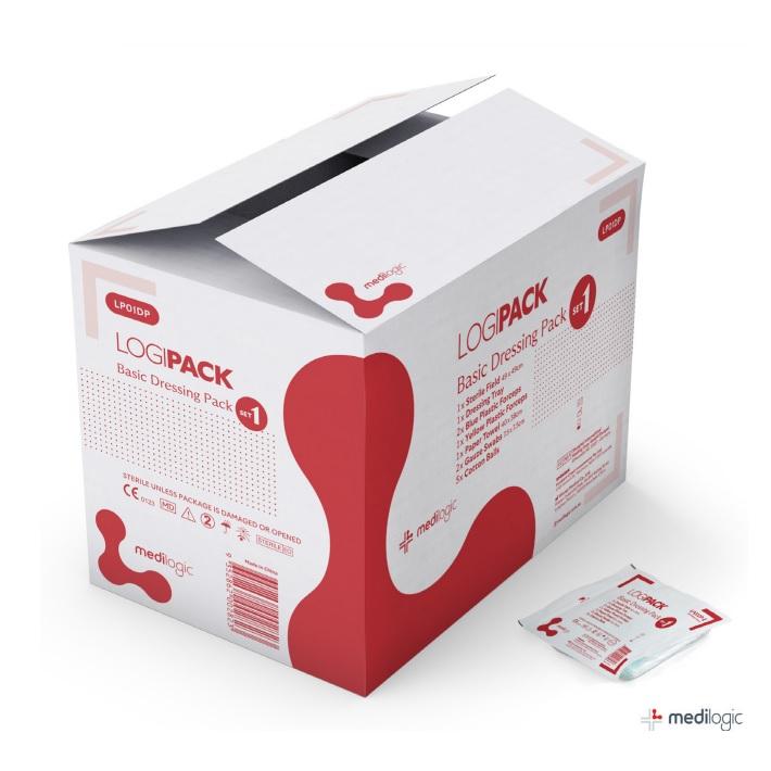 LOGIPACK Basic Dressing Pack Set 1 - Carton (160)