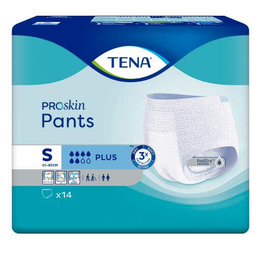 TENA Pants Plus Small (4x14) - Carton (56)