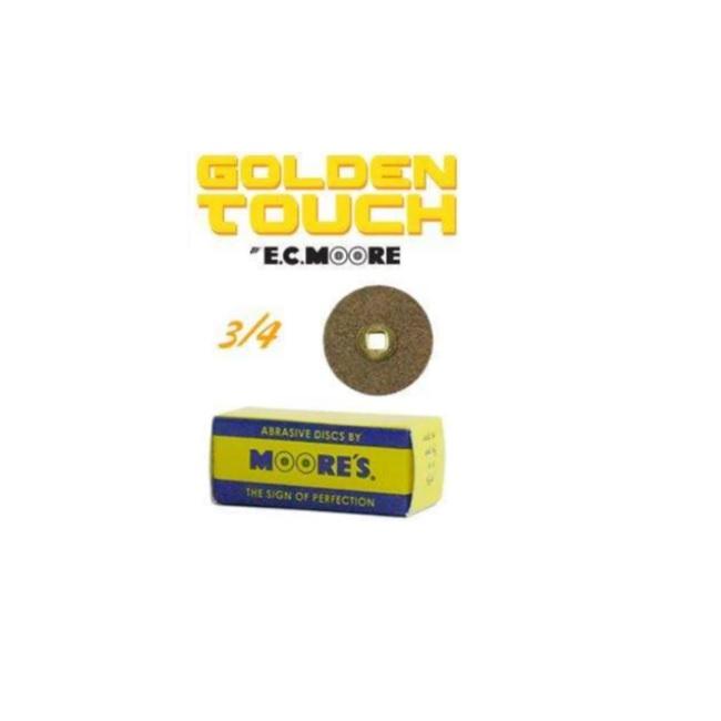 Moores Golden Touch Disks 3/4 Fine - Pack (200)