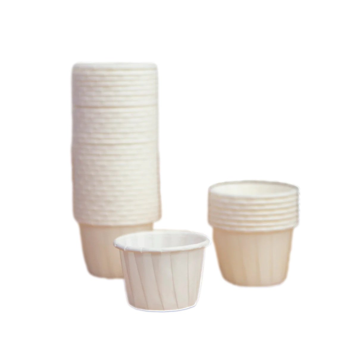 Disposable Pleated (BIOPILLCUP)Paper Pill Cups 30ml - Carton (5000)