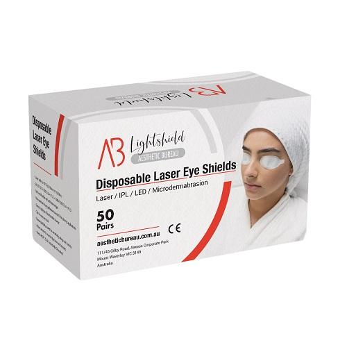AB Disposable Eye Shields For Laser, IPL & LED (Eagle Pair) - Box (50)
