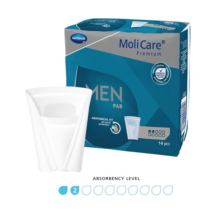 MoliCare Premium Men Pad 2 Drops (168067) - Pack (14)