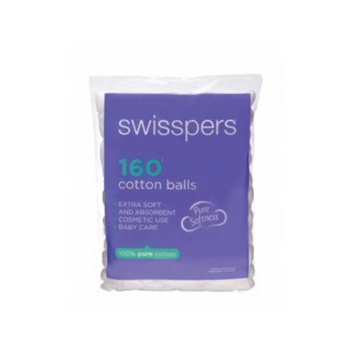 Swisspers Pure Cotton Balls (12260) - Pack (160)
