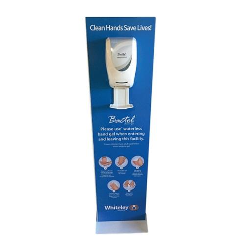 Bactol Hand Hygiene Automatic Dispenser Stand Complete Unit with Drip Tray