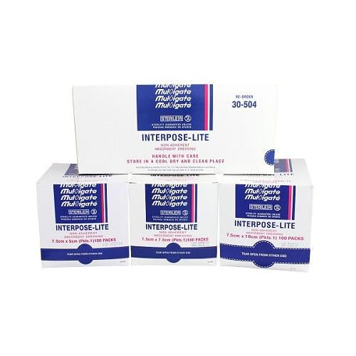 Interpose Lite 7.5cm x 10cm Dressing Sterile - Box (100)