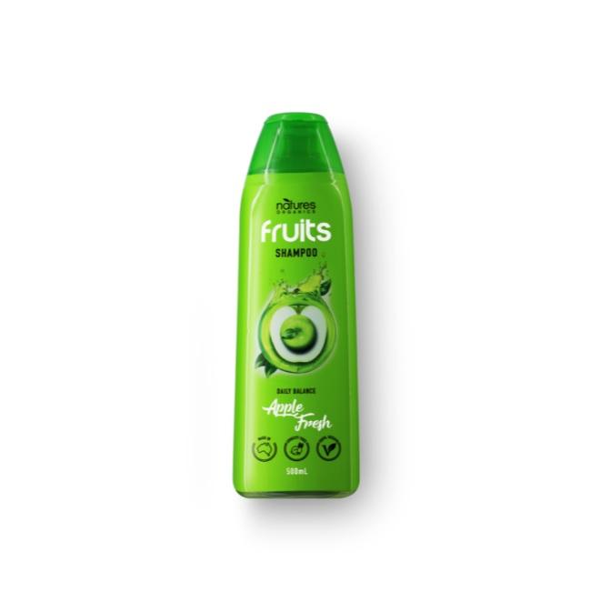 Natures Organics Fruits Shampoo Apple Fresh 500ml - Each