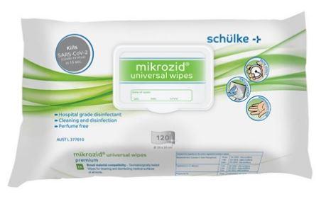 Mikrozid Universal Wipes Pack 120 - Carton (6)