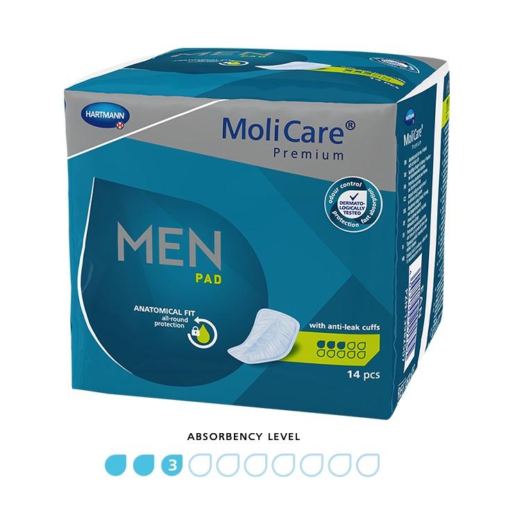 MoliCare Premium Men Pad 3 Drops - Pack (14)