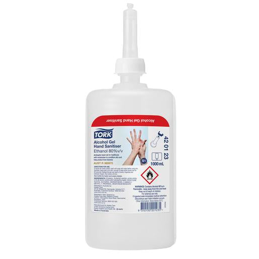 Tork Alcohol Gel Hand Sanitiser 1L - Carton (6)