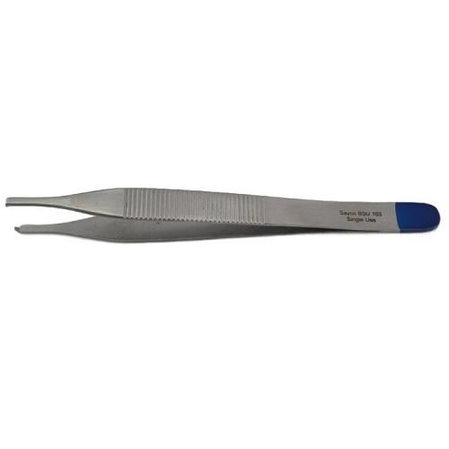 Disposable Adson Tissue Forcep 1x2 Teeth 12cm Sterile SAYCO - Each