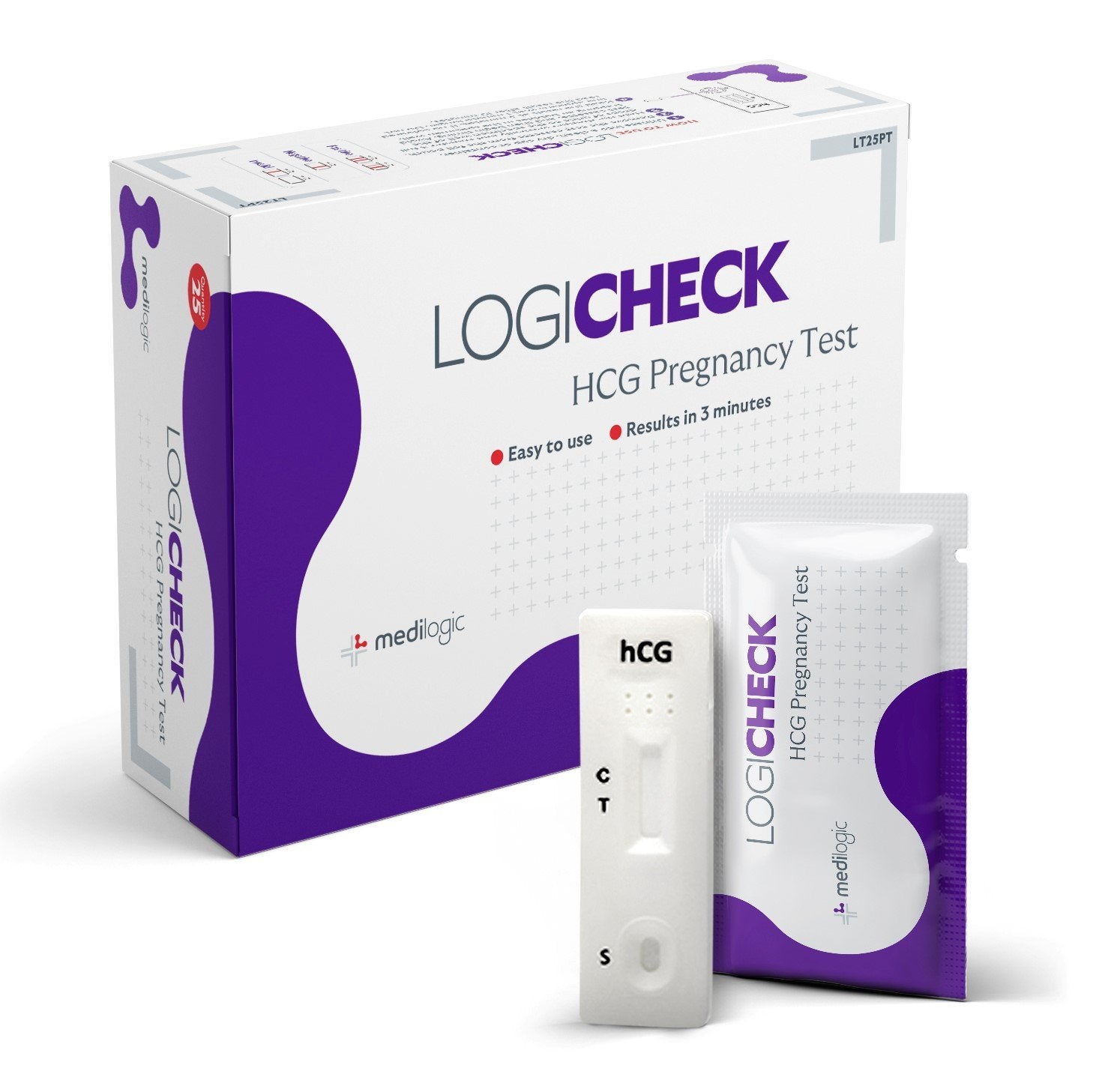 LOGICHECK HCG Pregnancy Test - Box (25)