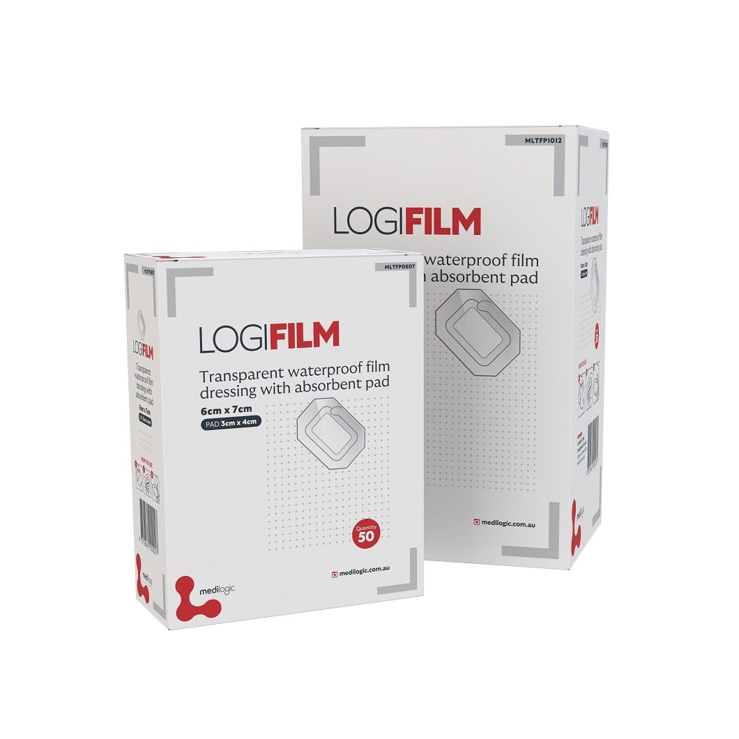 LOGIFILM Film Island Dressing with Pad 10cm x 12cm - Box (50)