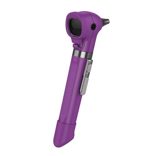WELCH ALLYN Pocket Plus LED Otoscope with Handle & Soft Case - Plum/Purple