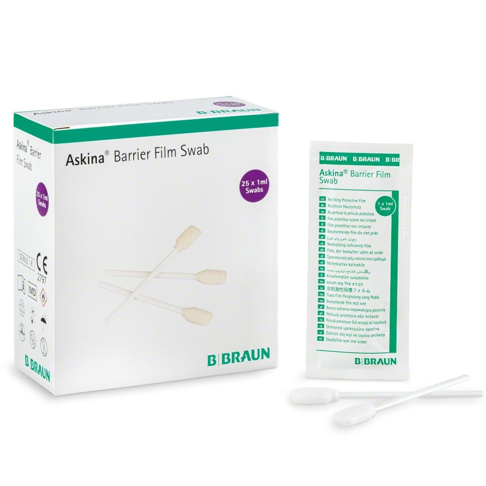 Askina Barrier Film Swabs 1ml - Box (25)