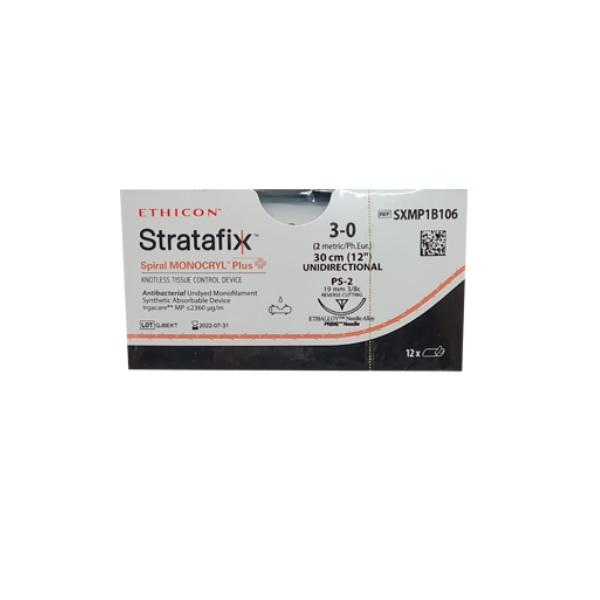 Stratafix Spiral Monocryl Plus 3-0 30cm PS-2 Undyed - Box (12)
