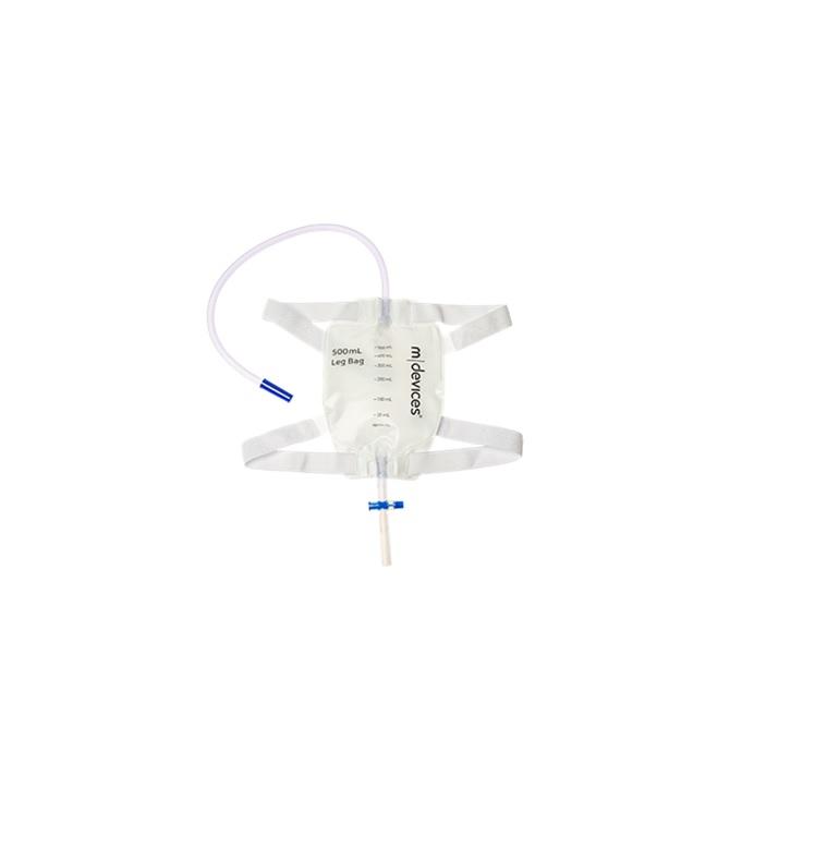 Leg Bag 500ml 50cm Long Tube - Each