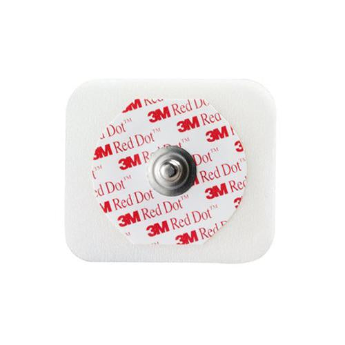 3M Red Dot Monitoring Electrodes With Foam Tape & Sticky Gel - Pack (50)