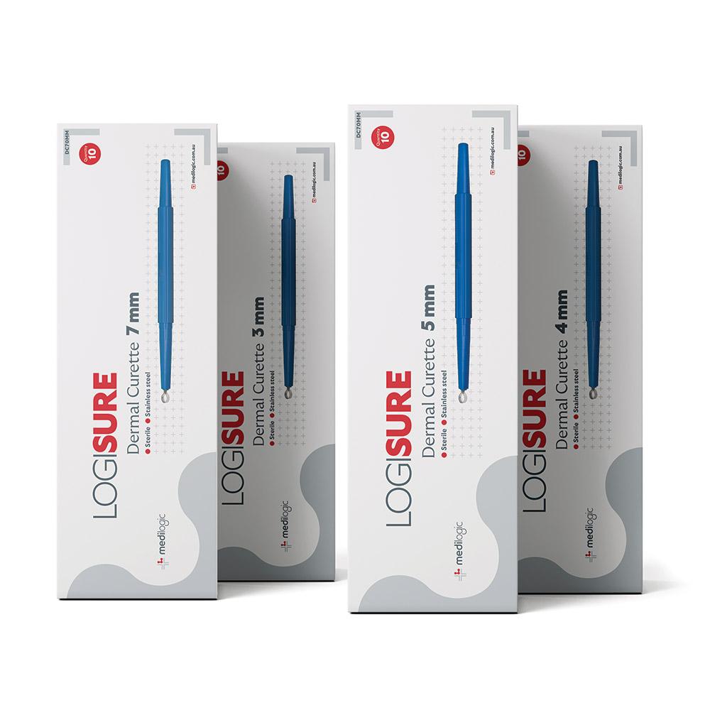 LOGISURE Dermal Curette 3mm - Box (10)