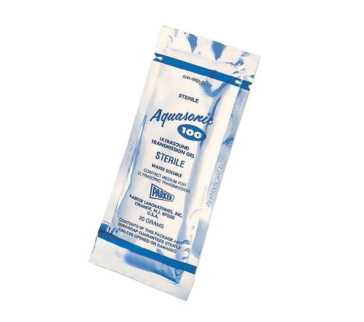 Aquasonic 100 Ultrasound Gel Sachets 20g - Box (48)