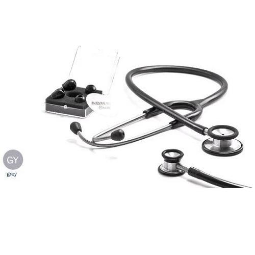 ABN Classic Adult Dual Head Stethoscope Grey (417)