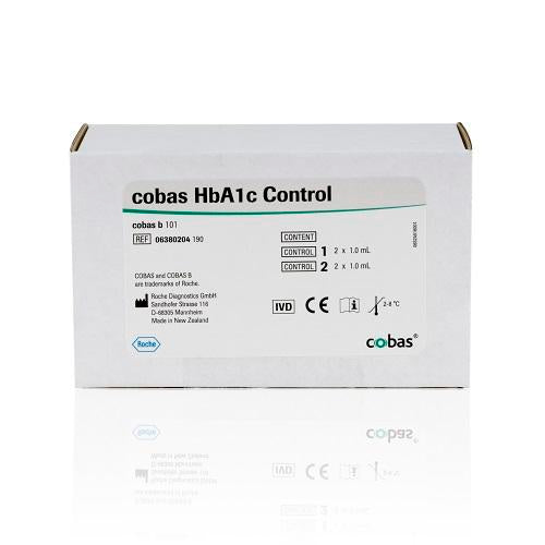 cobas B 101 Test Disks HbA1c Controls 4 x 1.0mL - Box (4)