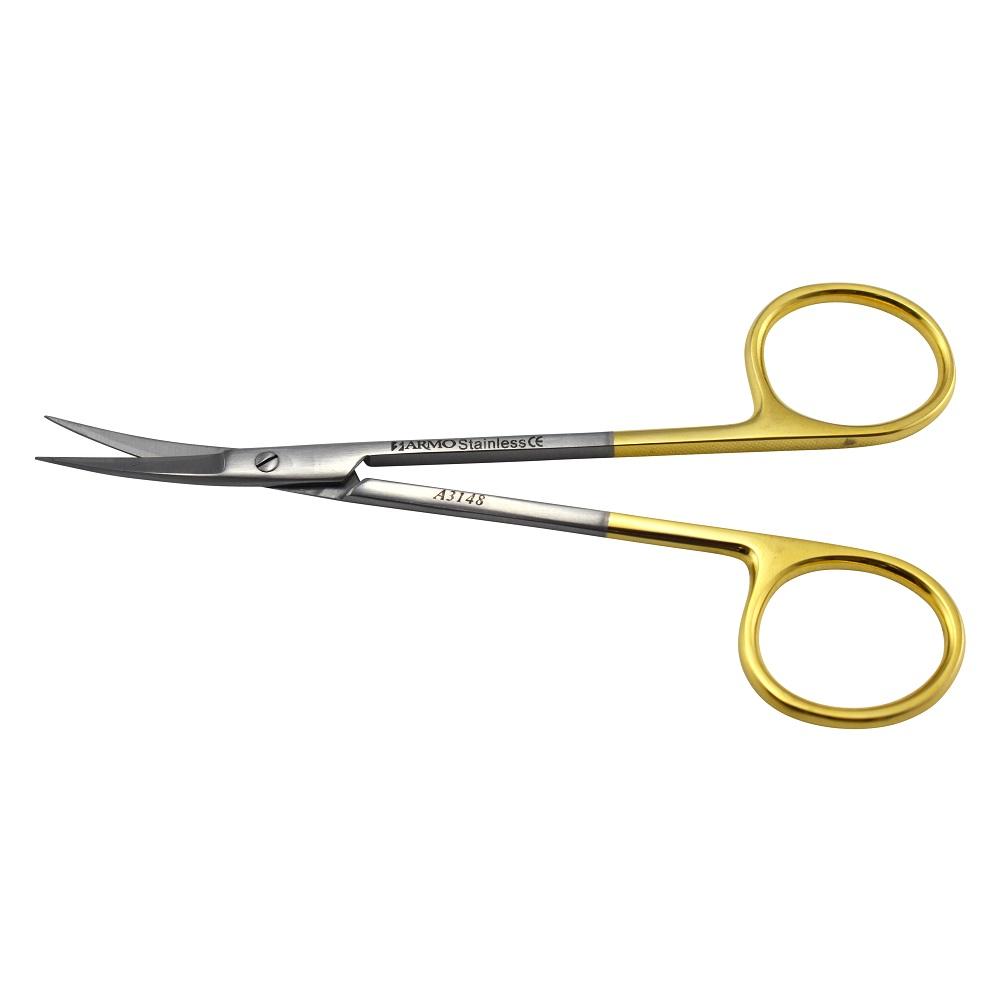 Iris Scissors Tungsten Carbide Curved 11cm (Dissecting/Delicate) ARMO