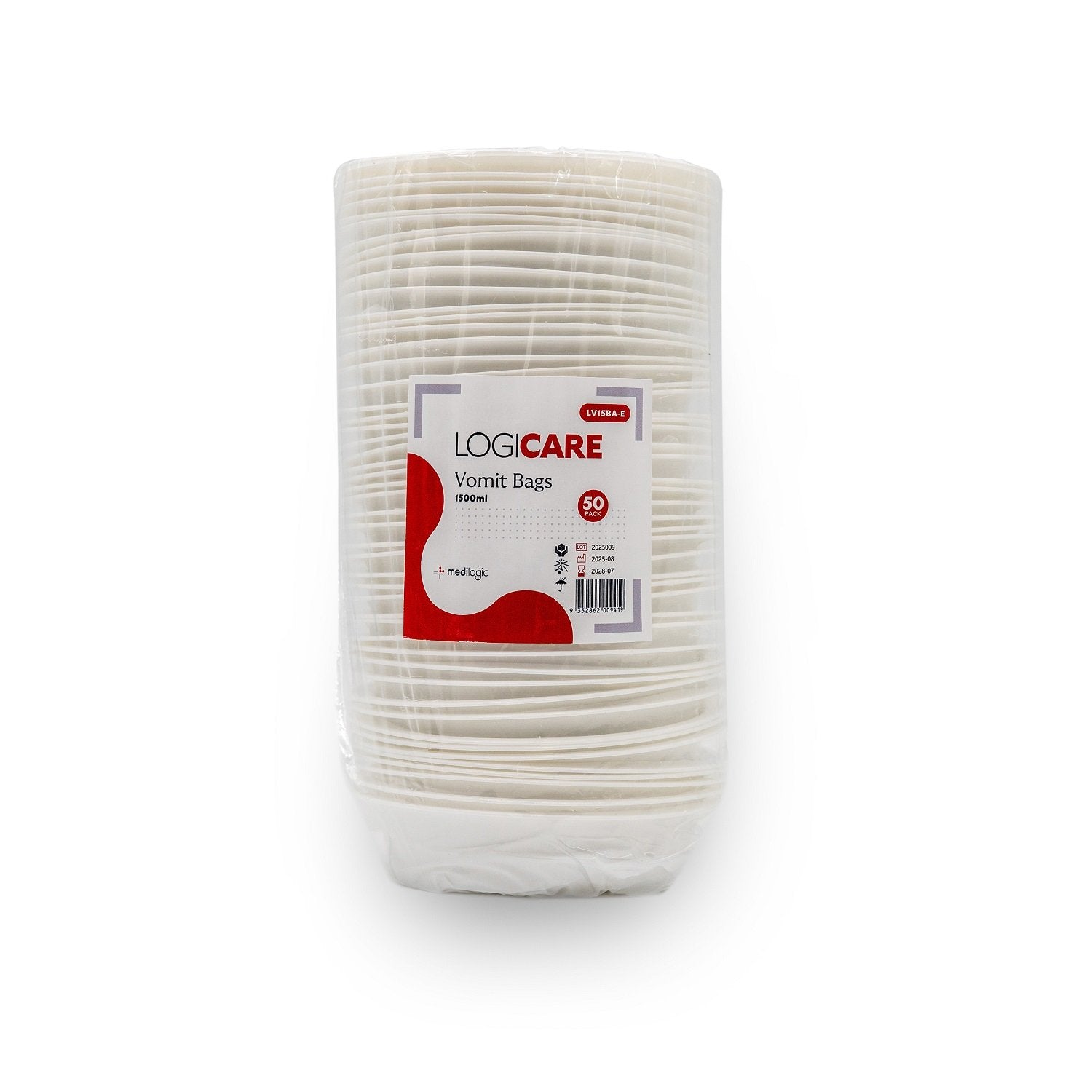 LOGICARE Emesis Vomit Bags 1500ml - Pack (50)