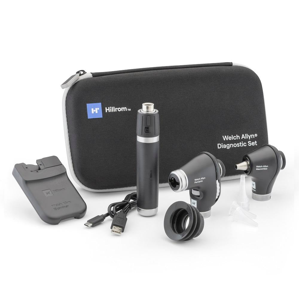 WELCH ALLYN Diagnostic Set PanOptic Plus, Macroview Plus, iExaminer – Hard Case