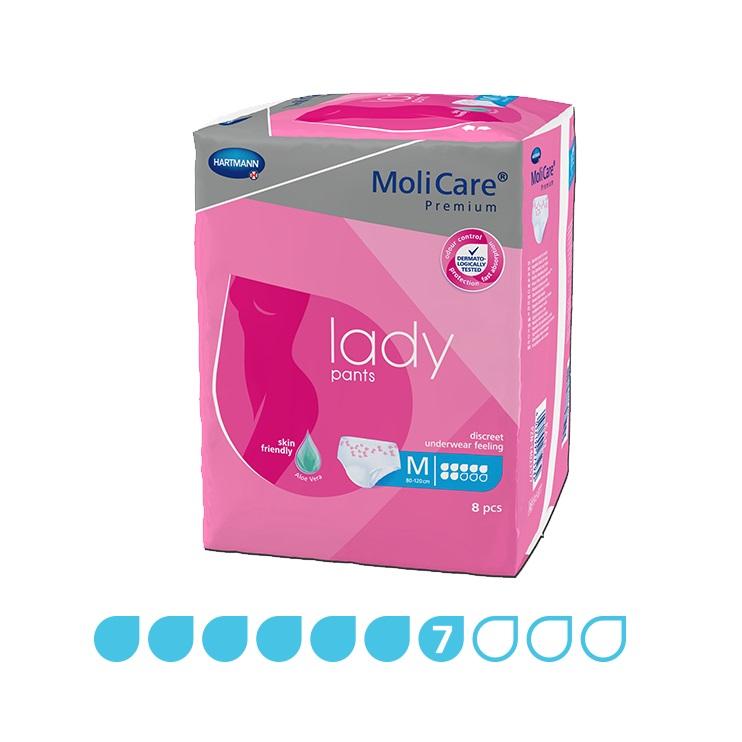 MoliCare Pull-Ups Premium Lady Pants Medium, 7 Drops - Pack (8)