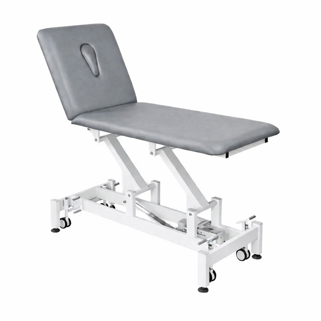 LOGIFORM Deluxe 2 Section Electric Hi Lo Treatment Couch - Grey