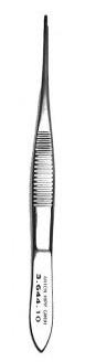 Graefe Iris Eye Forceps Half Curved with Pin 10cm ARMO
