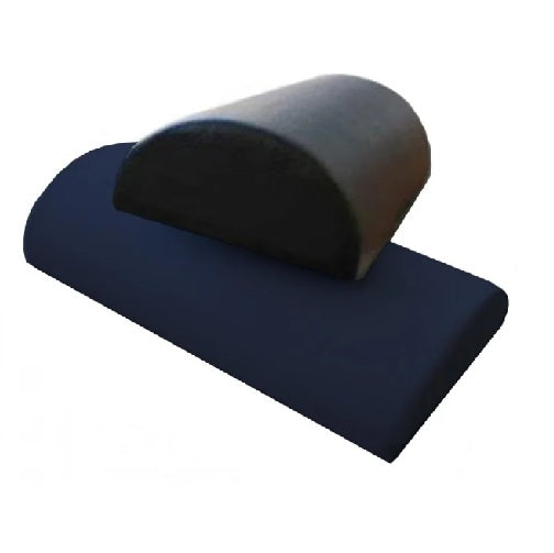 Bolster Half Round - 49cm x 13cm x 24cm Black