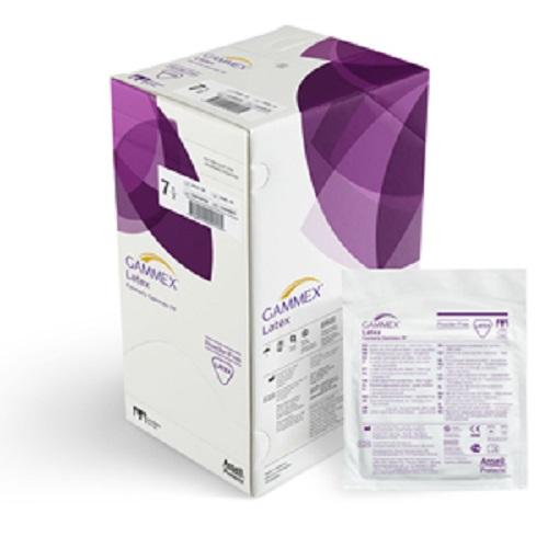 GAMMEX®Latex Powder Free Surgical Gloves #5.5 - Box (50 Pairs)