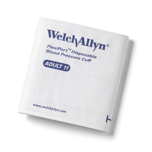 WELCH ALLYN Soft Flexiport Disposable BP Cuff, Adult Long, 25-34 cm - Box (20)