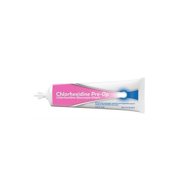 Chlorhexidine 4% Pre-Op Wash 50mL - Carton (20)
