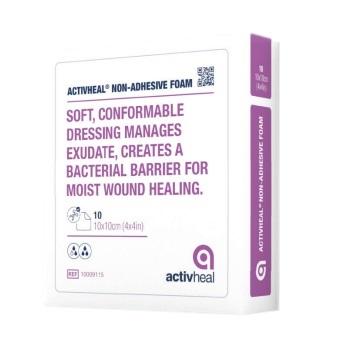 ActivHeal Non Adhesive Foam 10 x 10cm - Box (10)